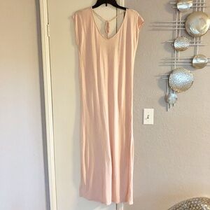 LAST PRICE - Peach summer maxi dress Size Small